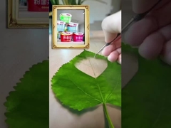 Una scultura a foglia di Vermicelli di YangZhangGui e noodle con verdura e uovo marinato