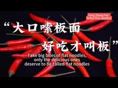 Sapore di carne bovina stufata piccante Flat instant noodles immersi per 6 minuti