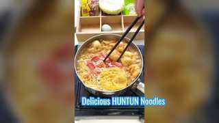 è delizioso cucinare le tagliatelle con HUNTUN