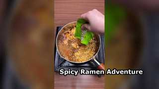 Pasto veloce con ramen piccante di Chongqing