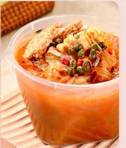 Noodle di vetro vermicelli Hong Kong sapore succo di grassi sapore piccante e dolce non cotto