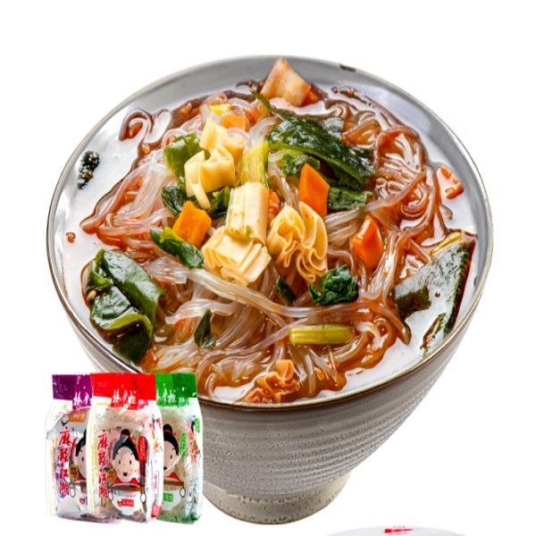 Noodle coreane a base di vermicelli con 12 mesi di conservazione