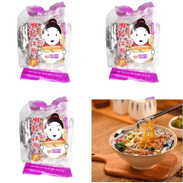 Acido e piccante Vermicelli non fritti Fagioli istantanei Piccole spezie piccanti Livello 12 mesi Durabilità