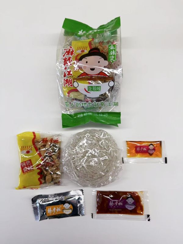 Metodo di cottura con acqua bollente Vermicelli di patate dolci cinese per gli appassionati di sapori leggermente piccanti