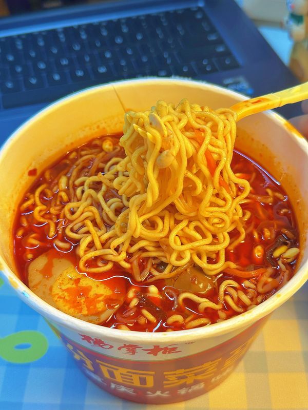 Metodo di cottura Acqua bollente livello piccante Super piccante Ramen deliziosi noodles per i vostri desideri piccanti