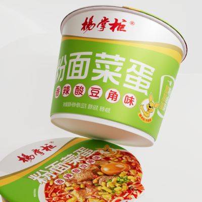 Noodle di Vermicelli piccanti 192g x 12 barili Fagioli acidi e aromatici